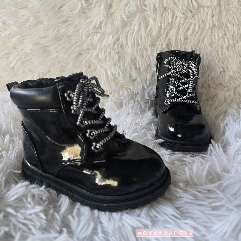Wonder Nation Baby Girl Combat Boots